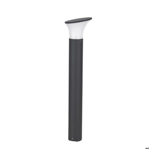 Lampione moderno da giardino ondaluce ares nero ip54 design moderno