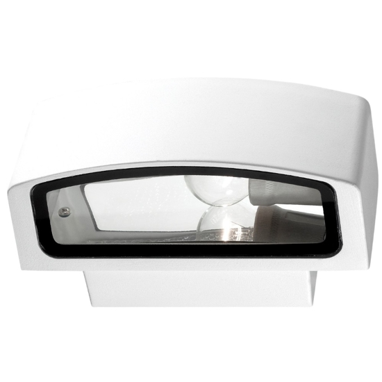 Applique da esterno ip55 andromeda ap1 bianco ideal lux