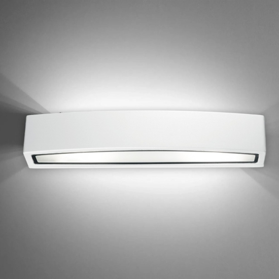 Ideal lux andromeda ap2 bianco applique da esterno due luci ip54