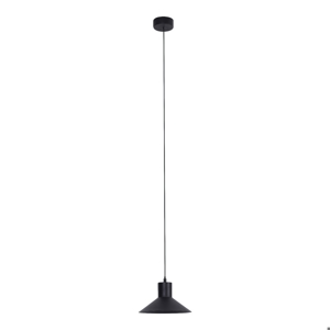 Lampada a sospensione per isola cucina led 6w 3000k cono nero