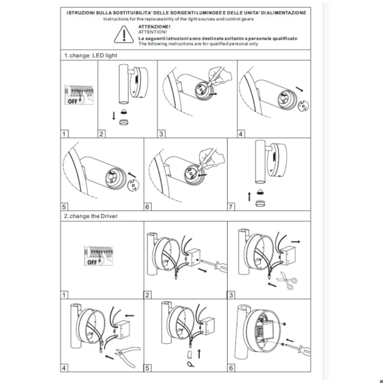 Applique lampada da comodino bianca orientabile led 2w 3000 4000k porta usb vivida betu