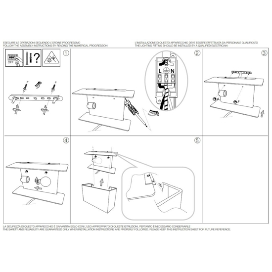 Applique linea light beebo bianco da comodino luce orientabile