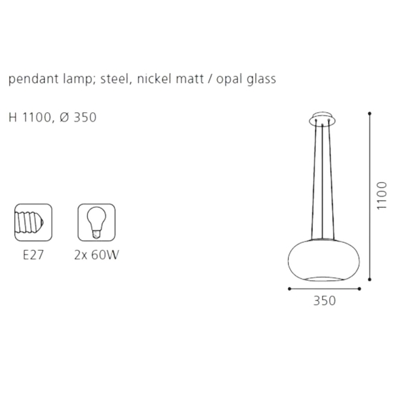 Lampadario camera da letto moderna sfera vetro bianco bombato