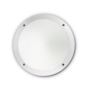 Polar-1 ap1 applique da esterno parete soffitto resina anti corrosione bianca ip66 ideal lux