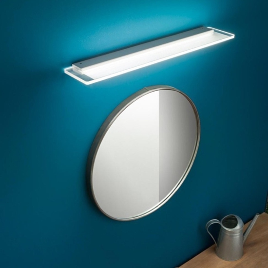 Applique bagni luce sopra specchio 25w 3000k 40cm skinny linea light ip44