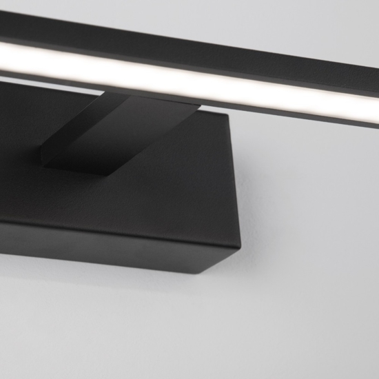 Applique per specchio da bagno nero led 30w 3000k