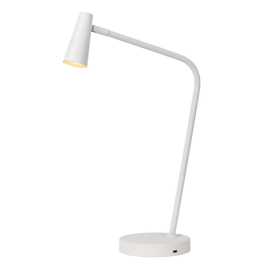 Lampada da scrivani bianca led 2700k dimmerabile