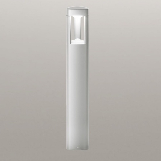 Gea luce janet lampione da giardino moderno grigio metallizzato