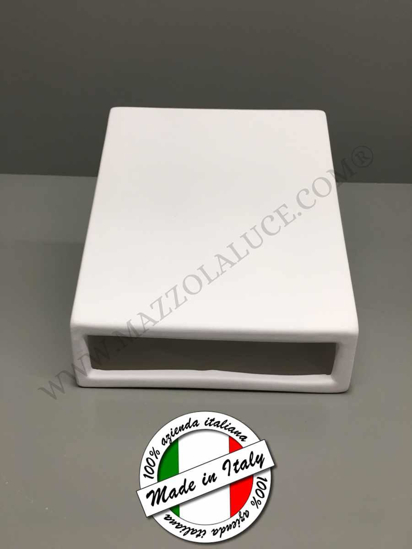 Applique da parete bianco di gesso ceramica pitturabile moderna