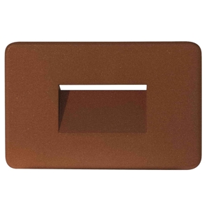 Segnapasso led da esterno corten 2w 3000k