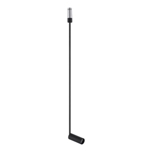 Faretto spoty nero a sospensione h70cm  7w 3000k cri90 orientabile