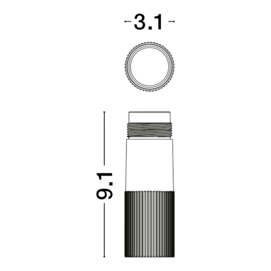 Faretto da incasso bianco  12w 3000k cri90 spoty