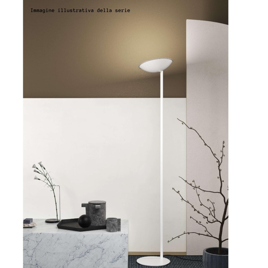 Piantana moderna lampadina gx53 grigio orientabile