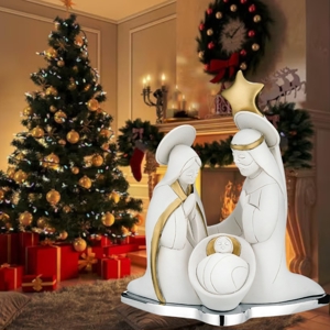 Presepe di natale h23 bongelli preziosi statuina stella bianco