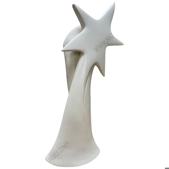 Statuina presepe stella di natale h15 bianco bongelli preziosi