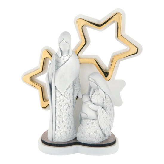 Statuina mini presepe di natale stelle oro h14 bongelli preziosi