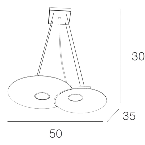 Lampadario per cucina moderna grigio toplight plate