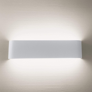 Applique bianco led 12w 3000k moderna wey perenz illuminazione