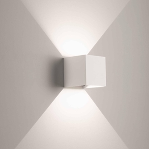 Isyluce applique led da parete cubo 16w 3000k bianco