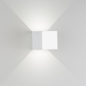 Isyluce applique cubo led 6w 3000k bianco moderno