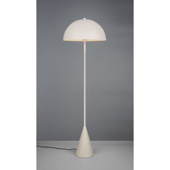 Lampada da terra piantana grigio chiaro design moderno