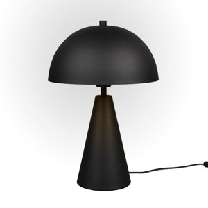 Lampada da tavolo moderna nero opaco h43cm