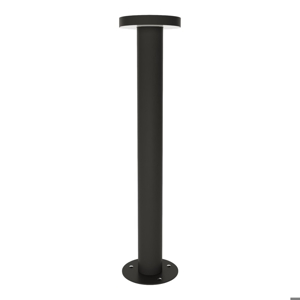 Lampione nero 60cm moderno da giardino led 7w 4000k