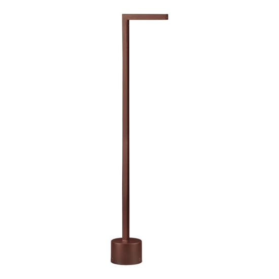 Lampioncino per esterni design corten led anti salsedine