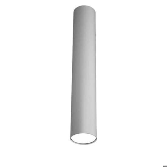 Faretto led da soffitto gx53 grigio rotondo per interni