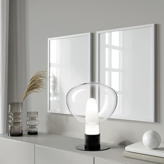 Miloox chobin lampada da tavolo design moderna dimmerabile