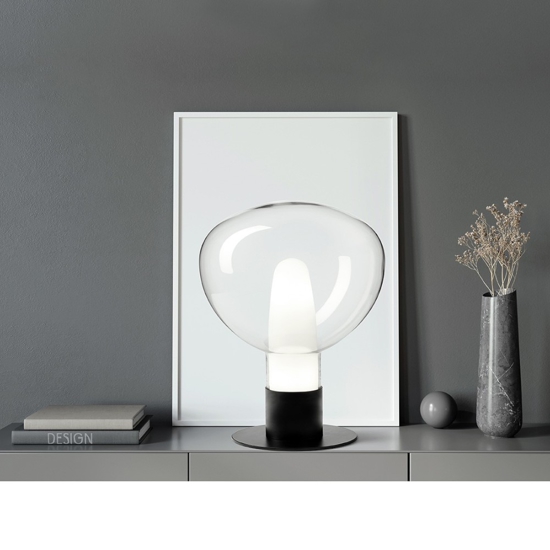 Miloox chobin lampada da tavolo design moderna dimmerabile