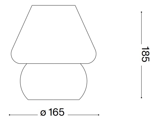 Prato tl1 small abat jour moderna ideal lux