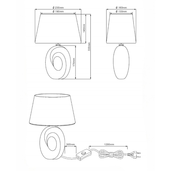 Abatjour lampada di ceramica da comodino oro per camera da letto