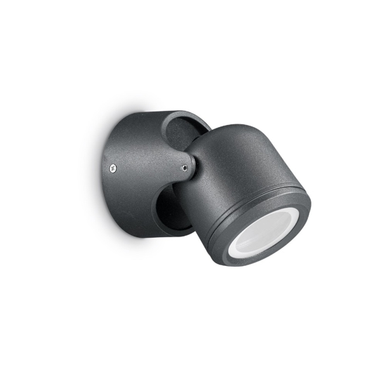 Xeno ap1 applique singolo da esterno ip44 nero orientabile ideal lux