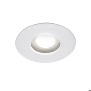 Faretto  incasso bianco soffitto per bagno doccia 220v 1w 3000k ip65