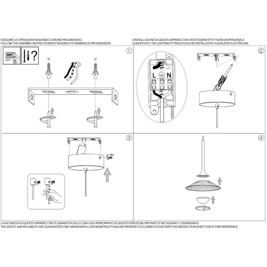 Tristan sp ideal lux lampadario a sospensione bianco led 5w 3000k