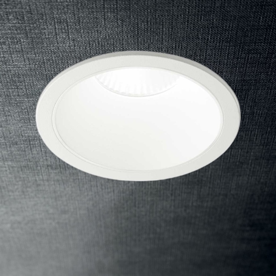 Ideal lux game trim round faretto da incasso  11w 4000k 220v rotondo bianco