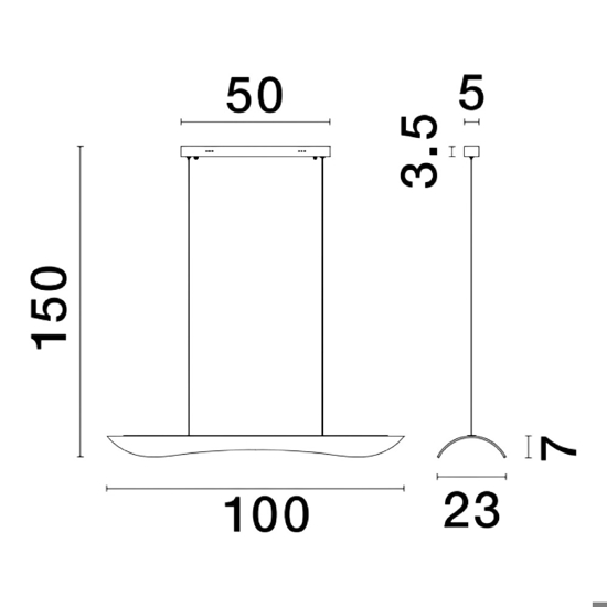 Lampadario led design oro per soggiorno 3000k dimmerabile