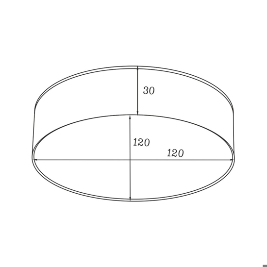 Plafoniera bianca 12cm led 12w 4000k rotonda