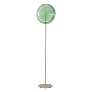 Lampada da terra design vetro verde ondaluce jokey led 3000k