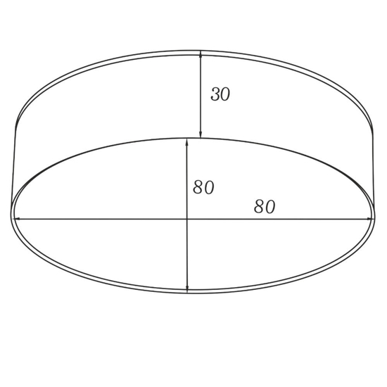 Plafoniera bianca 8cm led 5w 4000k rotonda