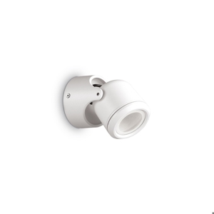 Ideal lux xeno ap1 faretto da esterno orientabile bianco ip44