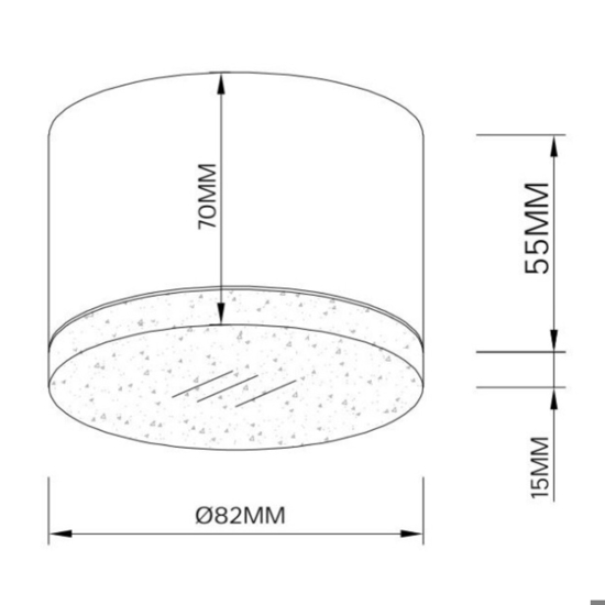 Piccola plafoniea lampada rotonda da soffitto bianca per esterno