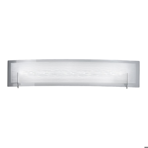 Applique led 21w 3000k moderna vetro curvo perenz illuminazione overlap