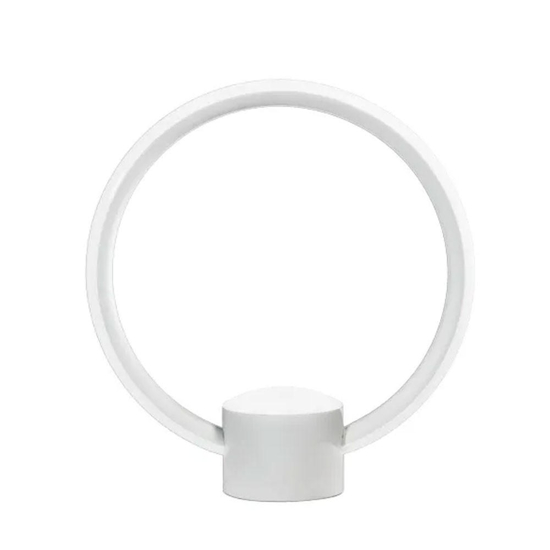 Lampada da tavolo omega lt bianco ondaluce led design moderna