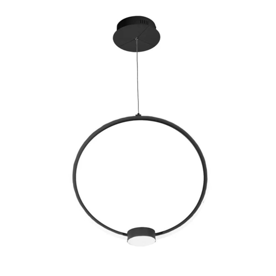 Ondaluce so omega gr nero lampadario moderno led dimmerabile