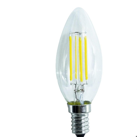 Life lamapdina led e14 4.5w 2700k 470lm oliva trasparente fp