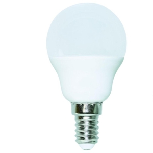 Life lampadina led e14 6w 4000k 500lm minisfera bianca ottica 270