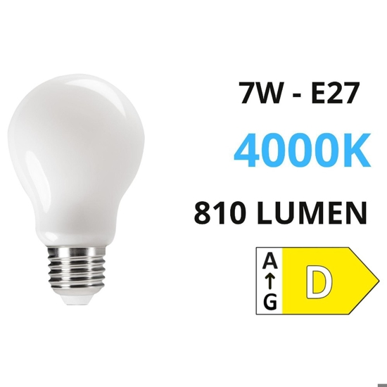 Toplight lampadina led 7w 4000k 810 lumen goccia bianca ottica 320