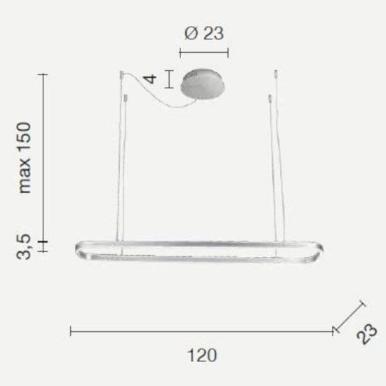 So minus ondaluce oro lampadario moderna oro led